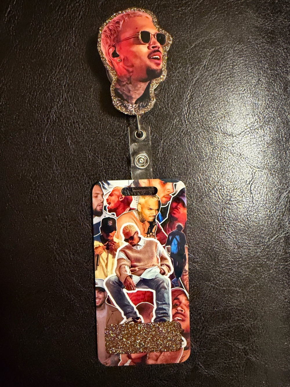 Chris Brown Badge Reel Set